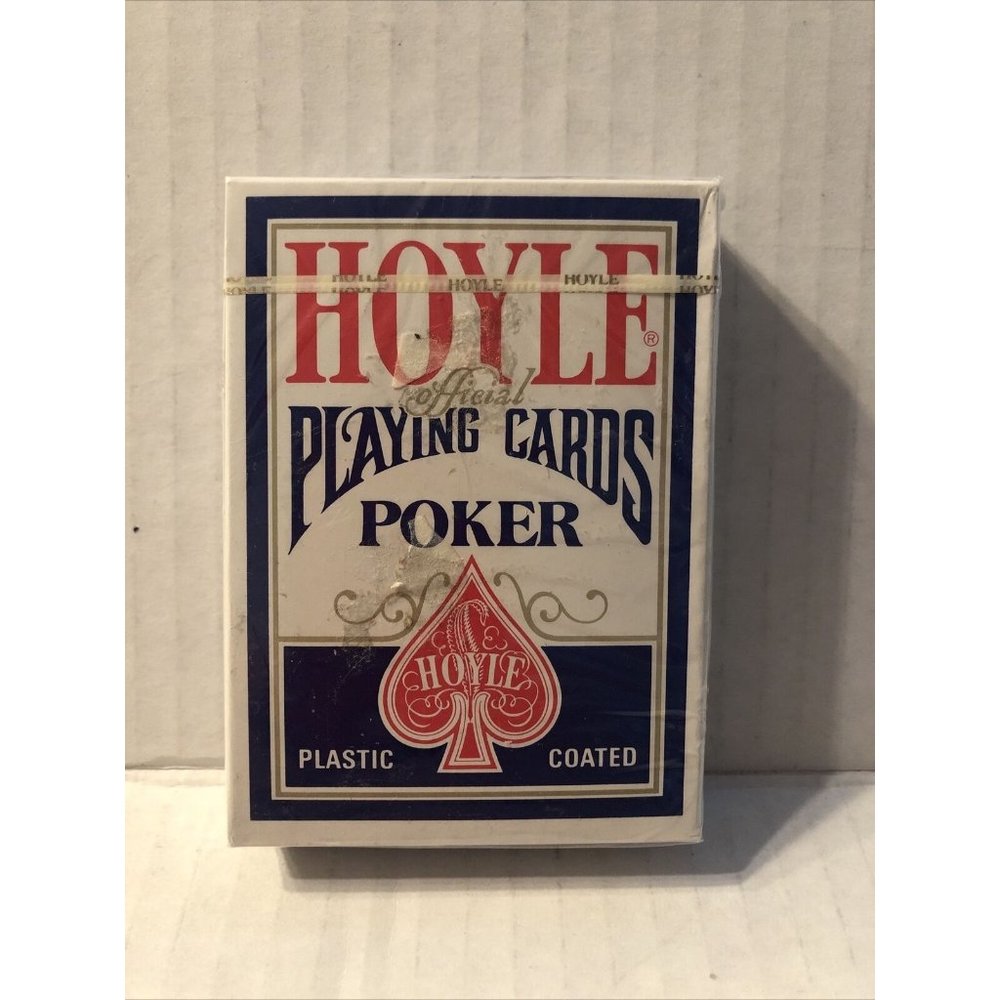 Hoyle Standard Blue Deck Playing Cards Poker Size USPCC Plastic Coated Sealed